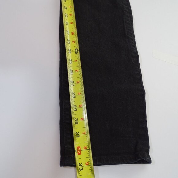 J Crew 484 Slim Black Skinny Jeans Men Size 32 x 34 Denim Zipper Fly Casual - Picture 13 of 14